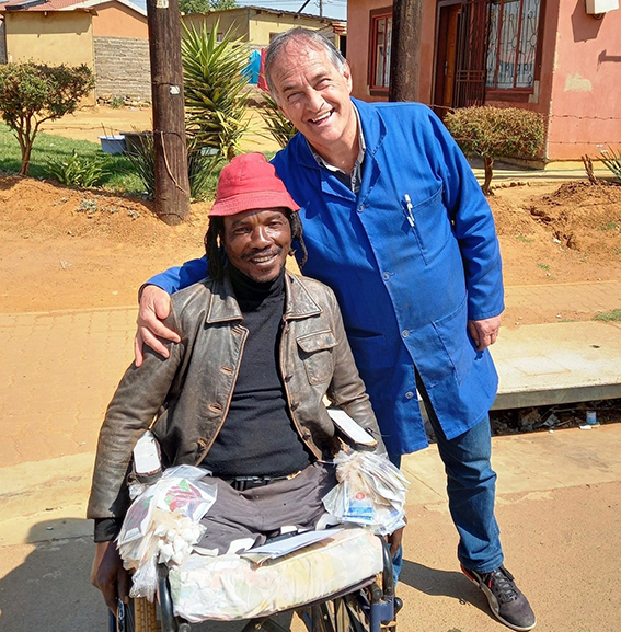 man in wheelchair